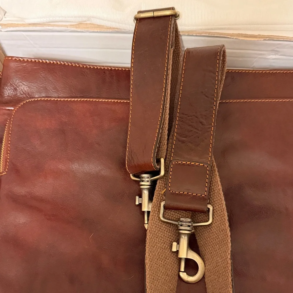 Tuscany Leather Deep Brown Briefcase